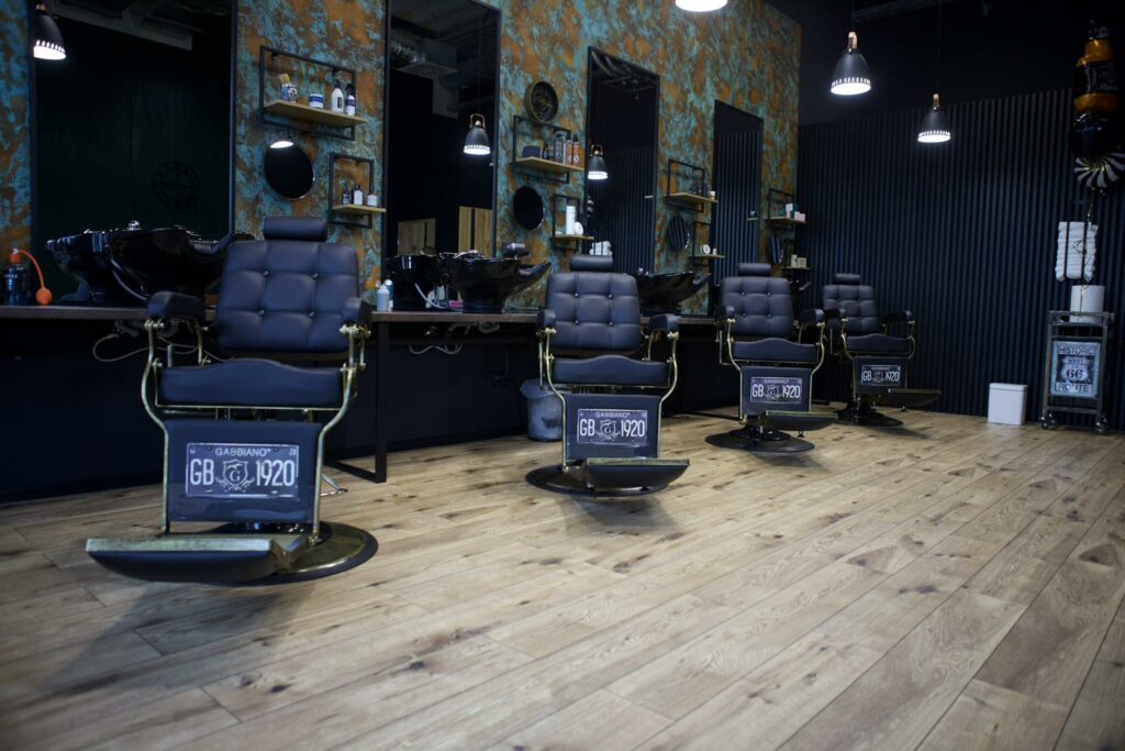 Wnętrze salonu Kierunek Barber w Piasecznie